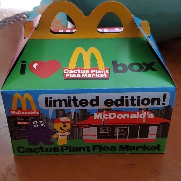 McDonalds Cactus Plant Flea Market Cactus Buddy and Box NIP 2022 Adult H… - Picture 5 of 9
